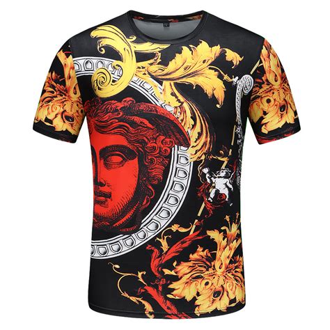 versace print shirt replica|versace t shirts men 's.